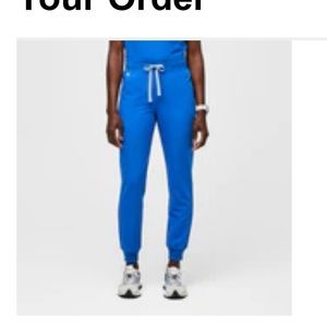 women's Royal Blue Zamora™ High Waisted - Jogger Scrub Pants - M/ Royal Blue